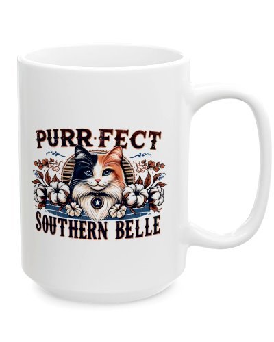 Purr-fect Southern Belle coffee mug